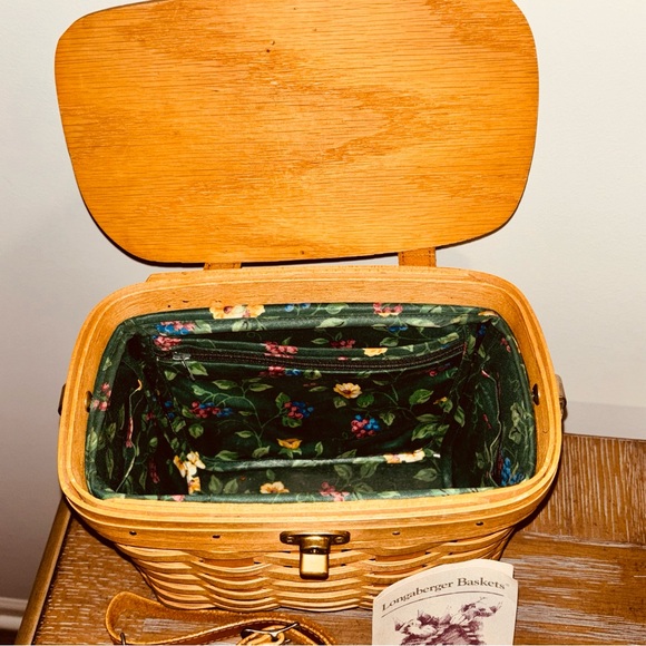 Longaberger Basket Purse|Shoulder Purse Basket 18210|Vintage Longaberger Basket - Picture 5 of 11